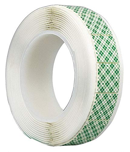 3M 4466W White Foam Tape, 0.75" Squares (Pack of 256)