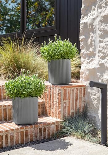 Image of Veradek Demi Series Planter - Large Round Outdoor Planter