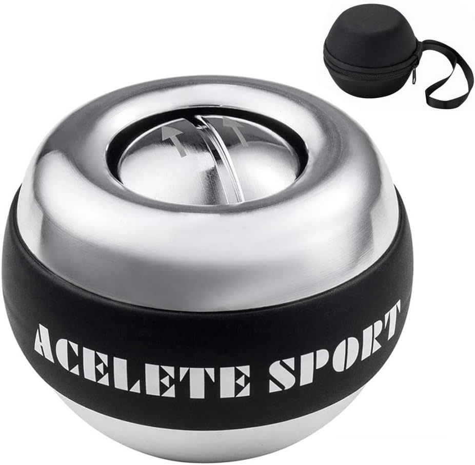Gyro Ball Wrist Exerciser Gyroscope Ball Forearm Strengthener for Stronger Wrist Bones and Muscle
