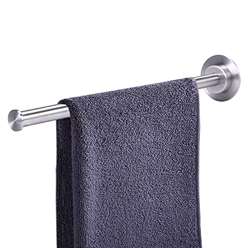 Dailyart Self-Adhesive Towel Bar for Bathrooms, Wall Towel Rail for Bathroom Stainless Steel Brushed Nickel Towel Rack Bath Towel Holder