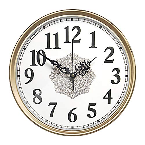 Metal Leaf Wall Clock Large Wall Clock Silent Non-Ticking – 22.8" Quality Quartz Battery Operated, Decorative For Kitchen, Living Room, Bedroom, Bathroom, Office Green #TOP6