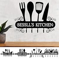 Collienght Personalized Key Holder for Wall Metal Key Holder Wall Mount Key Hanger for Front Door Entryway Hallway Office Key Rack Wall Mount