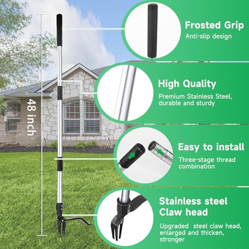 Saidrip LFY-WP-01 Weed Puller Tool, Gardening Stand Up Weeding Tool thumb #2