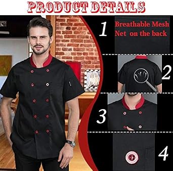 Personalized Customized Chef Jacket Hotel Kitchen Restaurant Chef Coat