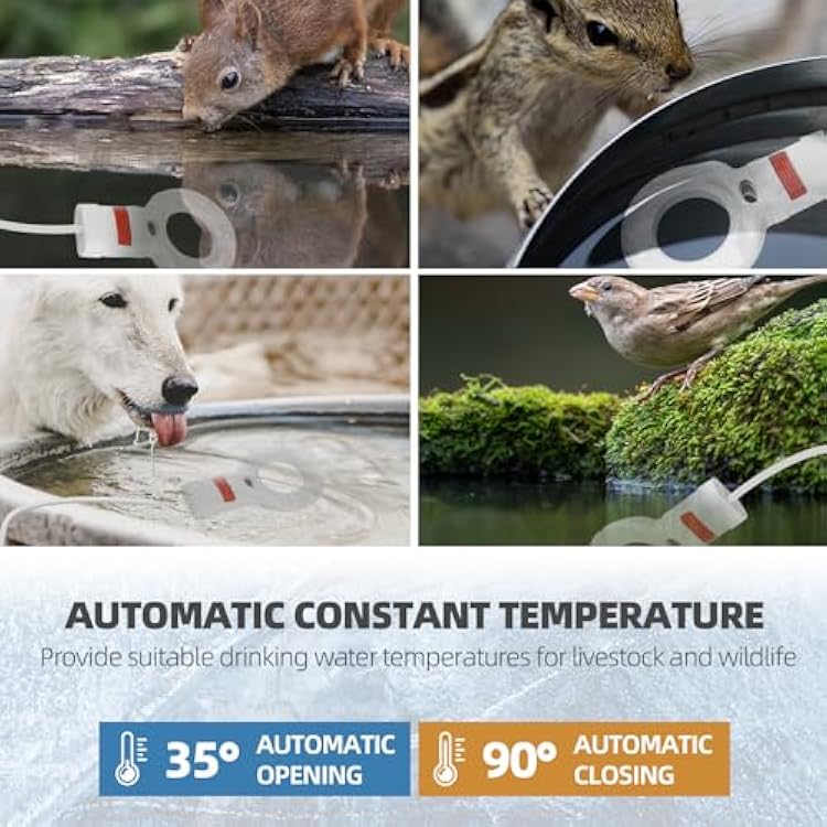 500W Trough Heater & Stock Tank De-Icer - Made from Aluminum with Teflon Coating for Better Corrosion Resistance