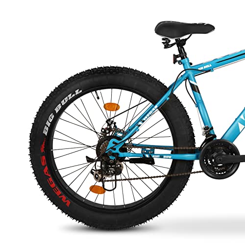 Image of WEGAS Bigbull 26 Inch Mountain Bike 18.5 inch Frame 21 Ef500 Shimano Gears (Sky Blue Standard) ,Unisex-Youth