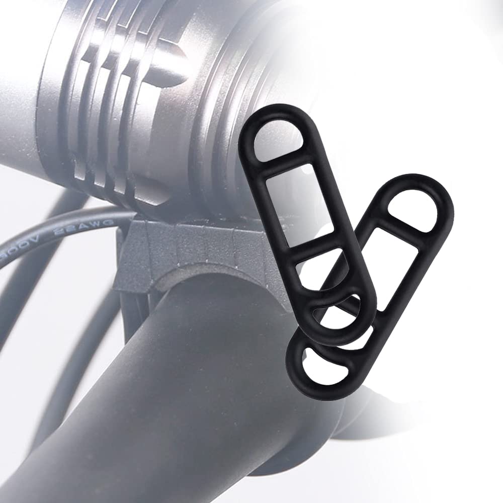 16 Cinturini In Silicone Per Bici - Supporto Per Luci, Contachilometri E Accessori Ciclismo - Foto 5