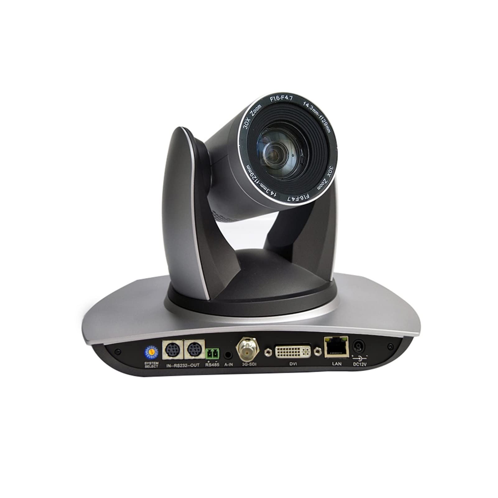 Webcam 8 pulgadas TFT LCD RS485 Controlador PTZ y cámara de videoconferencia de 30x zoom 1080p DVI/SDI/IP Interfaces