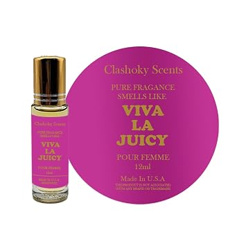 Fragrance Perfume Oils Vive la Juicy Perfume Roll On Body Oil for Women 12ml Pack of 1