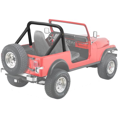 Bestop 8000701 Black Sport Bar Cover for 1980-2016 CJ5, CJ7 & Wrangler