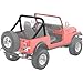 Bestop 8000701 Black Sport Bar Cover for 1980-2016 CJ5, CJ7 & Wrangler