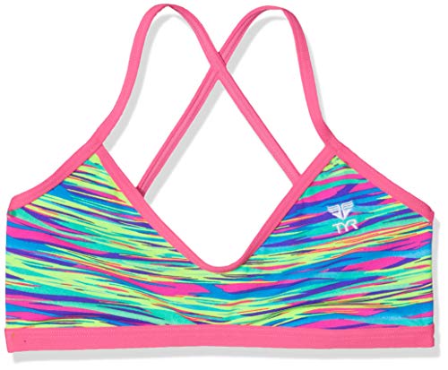 TYR Women's Bonzai Trinity Top Blue/Multi S