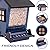 LSCQYYCC-Bird Feeder Squirrel Proof Metal Hanging for Outdoor Wild Bird Seed, with Bilateral Weight-Activated Perches, Large Feeder That Attracts Cardinals, Chickadees, and More Birds-One in Blue