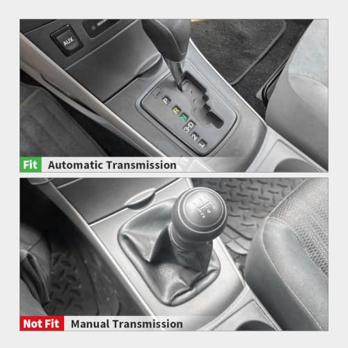 Image of LASFIT Precision-Trimmed Floor Mats Fit for Toyota Corolla /Matrix 2009-2013 /Pontiac Vibe 2009 2010, All-Weather Protection TPE 1st & 2nd Row Car Liners for Toyota Accsessories, Easy to Clean, Black