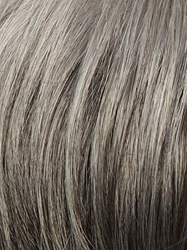 Voltage Avg Cap Wig Color R119G SILVER & SMOKE - Raquel Welch Wigs Short Textured Layers Wispy Bangs Synthetic Women's Memory Capless Flared Neckline