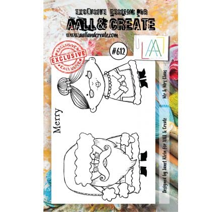 Mr & Mrs Claus AALL and CREATE Clear Stamps