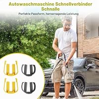 4 Stück Hochdruckreiniger C Clips für Kärcher K2 K3 K4 K5 K6 K7, Ersatzteile Schnellkupplung Schnalle für Schlauch und Pistole, Autowaschmaschinen Zubehör K5.037-333.0 Inkl. 2 Grau und 2 Gelb – Ansicht 5