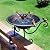 HLQMFHT Solar Bird Bath,Deck Bird Bath with Solar Fountain,Metal Bird Bath Bubbler,Deck Mounted Bird Bath,Adjustable Sturdy Balcony Bird Bath,Patio Garden Decor?Bronze?