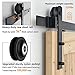 SMARTSTANDARD 6.6FT Barn Door Hardware kit, Barn Door Track, Sliding Door Hardware kit, Smoothly and Quietly -Heavy Duty Sturdy -Easy to Install, Fit 36