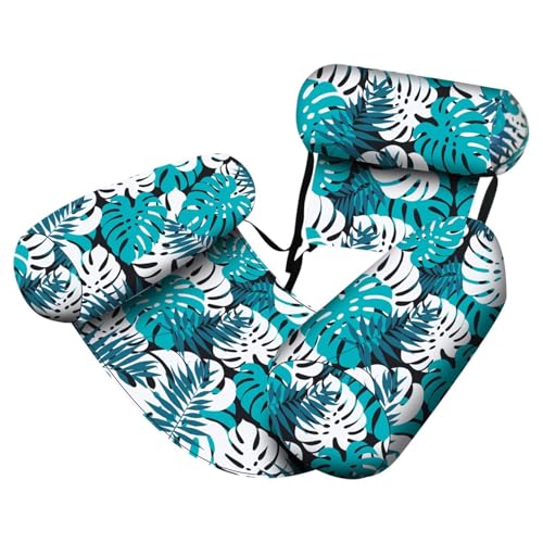 Flotadores De Piscina Para Adultos - Flotador De Hamaca, Balsas De Piscina, Flotadores De Hamaca Inflables Para Adultos | Flotador De Natación | Tumbona Multiusos Con Respaldo, Balsa Drifter, Juguetes
