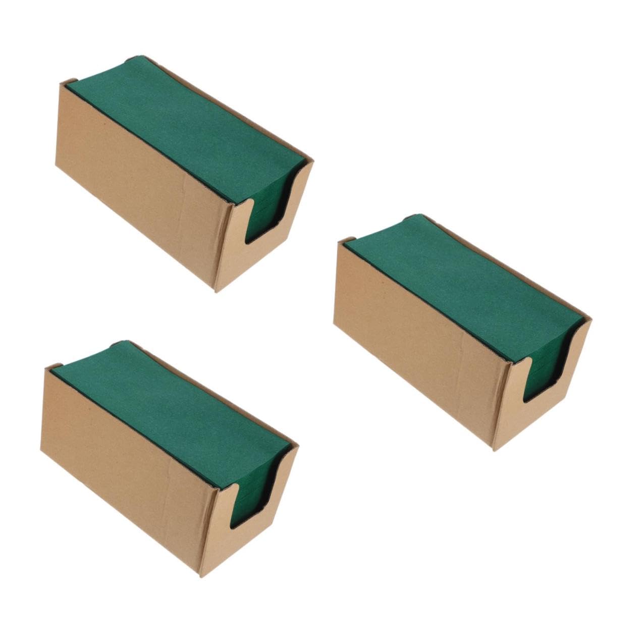 MAGICLULU 3 Series Servilletas Desechables Verde Decorativas Paquete De Unidades Servilletas Para Bodas Fiestas Toallas Absorbentes Para Comedor Y Graduaciones 50 Piezas*3