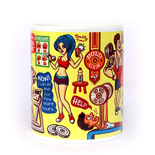 Buy Ghirani Gym Fun Life Coffee Mug, Gift for Gym Guys & Girls and