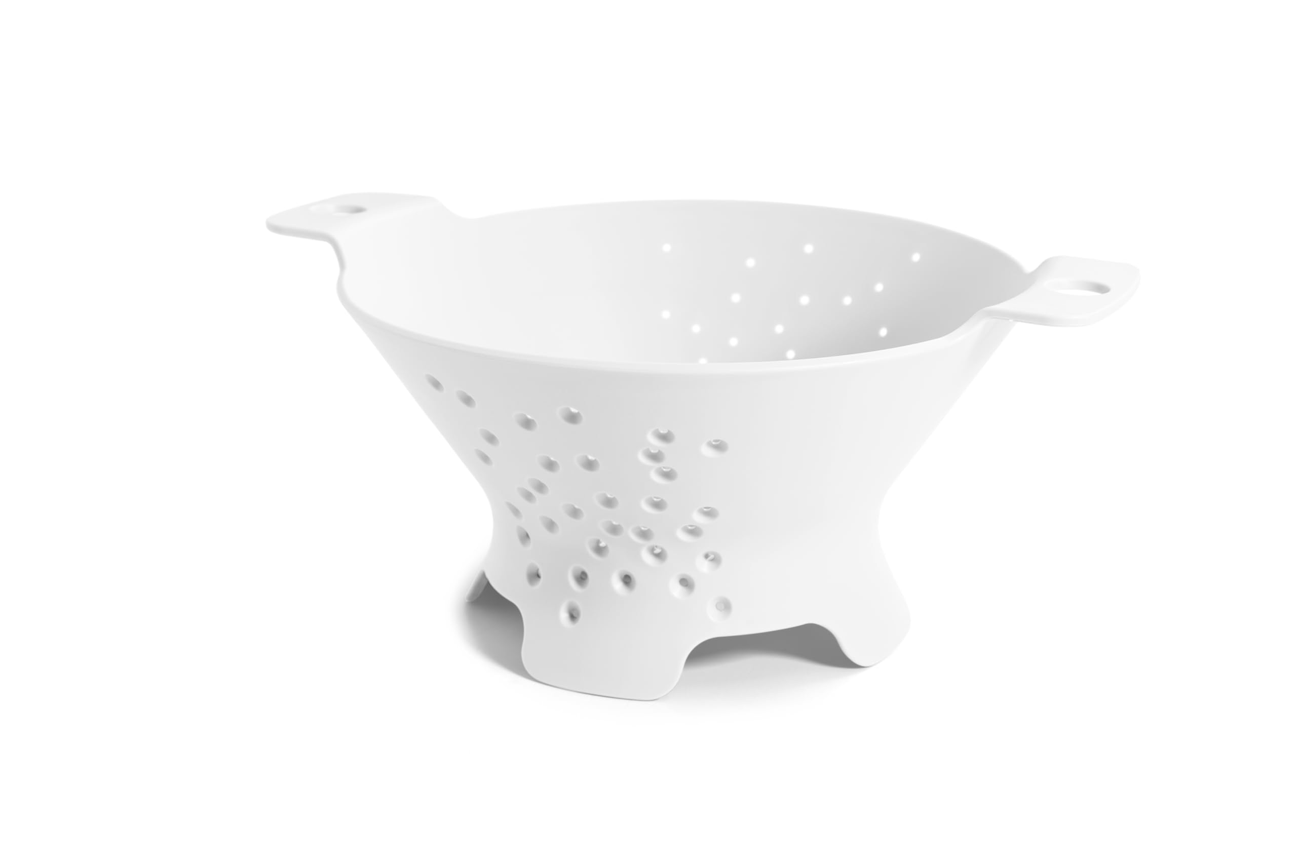 Blim Plus - Scolapasta Cosmo M Arctic White Ø 25cm - Scola Pasta Insalata Frutta Design Fori Stellari - Made in Italy