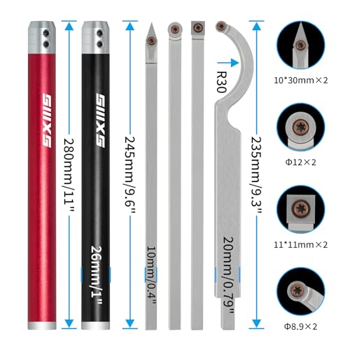 SIIIXS Carbide Tip Tool Set with Sander