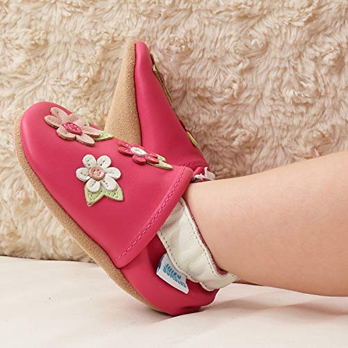 Kruipschoenen Babyslofjes Babyschoentjes met Zachte Zooltjes - Schoentjes voor Meisjes - Schoentjes voor Jongens - Leren… - Image 7