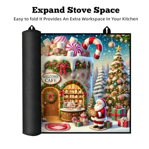 Image of Stove Top Cover for Electric Stove: 28''x20'' Stove Cover Elevate Your Kitchen Reliable Heat Protection,Non-Slip Kitchen Decor (MAI-Z2411224)