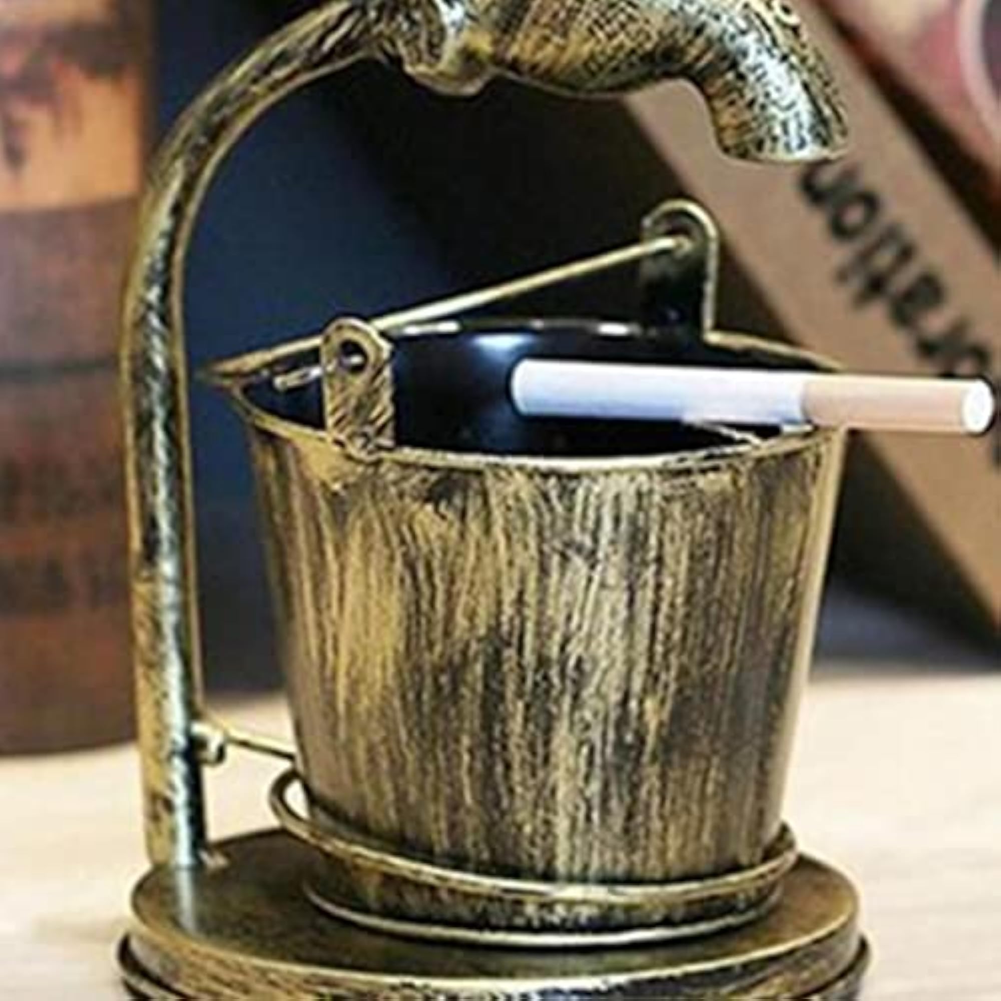 Handmade Bucket Ashtray Ornaments for Cigarettes and Cigars