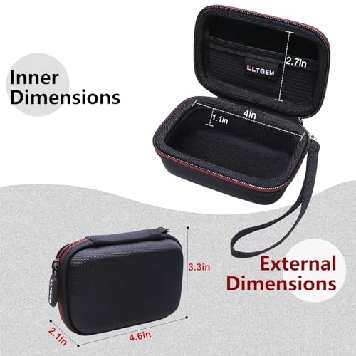 LTGEM Carrying Case for Fender Mustang Micro/Mustang Micro Plus Headphone Amplifier (Case Only)