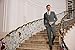 Men's Casual Suit Blazer Jackets Lightweight Sports Coats One Button Dark Grey