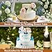 SogYupk Rustic Wood Cake Stand - 11-13 Inch Wooden Slice with Legs for Elegant Wedding, Birthday, & Woodland-Themed Parties（1Pcs）