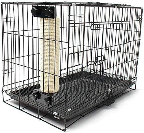 Rascador para gatos montado en jaula de sisal compacto miniatura 7