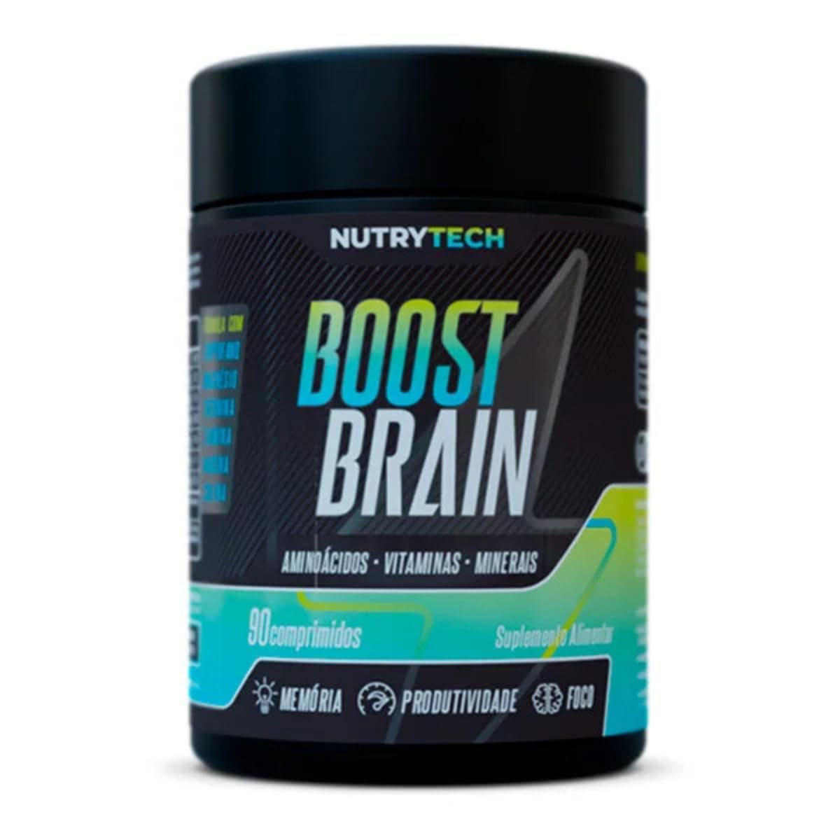 Boost Brain Suplemento Nootrópico 90 comprimidos Niacina (Vit.B3