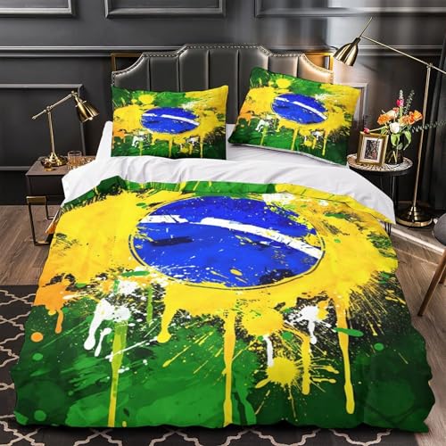 Linge de lit Brésil microfibre résistante et douce parure facile à repasser