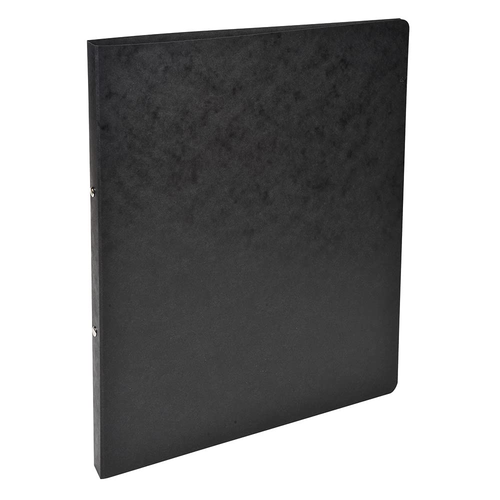 Exacompta - Carpeta de cartón (Almacenamiento, Cartón, A4, 140 hojas, 350 g/​m²), Negro, 1 unidad