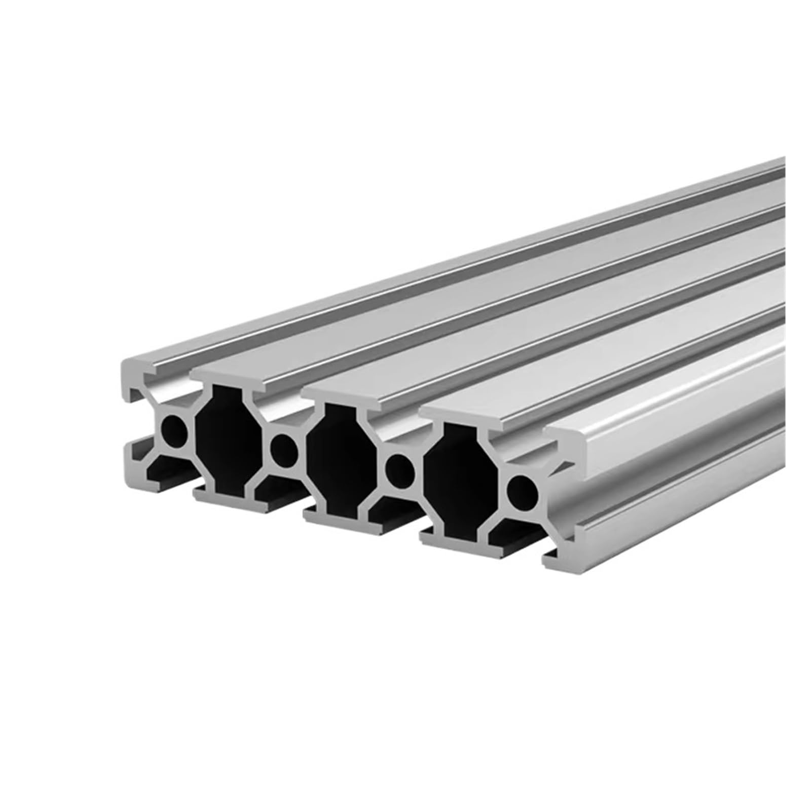 Profilé aluminium 2080 T 300mm extrusion pour guidage linéaire et châssis CNC