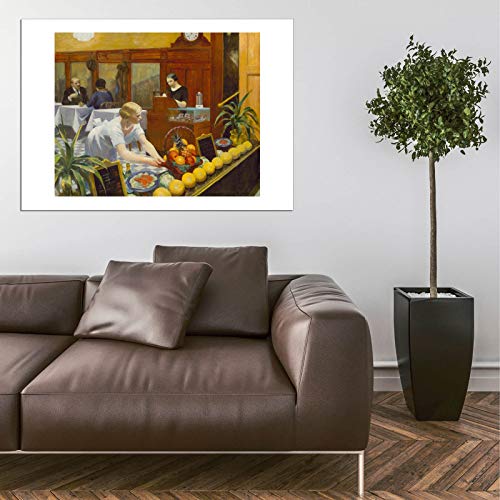 Affiche Edward Hopper Tables for Ladies format extra large pour decoration murale - 5
