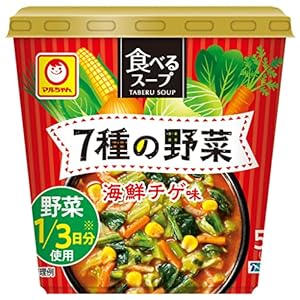 東洋水産 マルちゃん 食べるスープ 7種の野菜 海鮮チゲ味 15g×6個 725円(120円/食)(685円、114.2円/食)送料無料! 東洋水産 マルちゃん 食べるスープ 7種の野菜 海鮮チゲ味 15g×6個 725円(120円/食)(685円、114.2円/食)送料無料!
