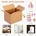 Yeaqee 72 Pcs Shipping Boxes Corrugated Cardboard Small Shipping Boxes for Packaging Mailing Packing Moving Small Business Storage Crafts Gifts(6x4x4 Inch,Kraft Color)