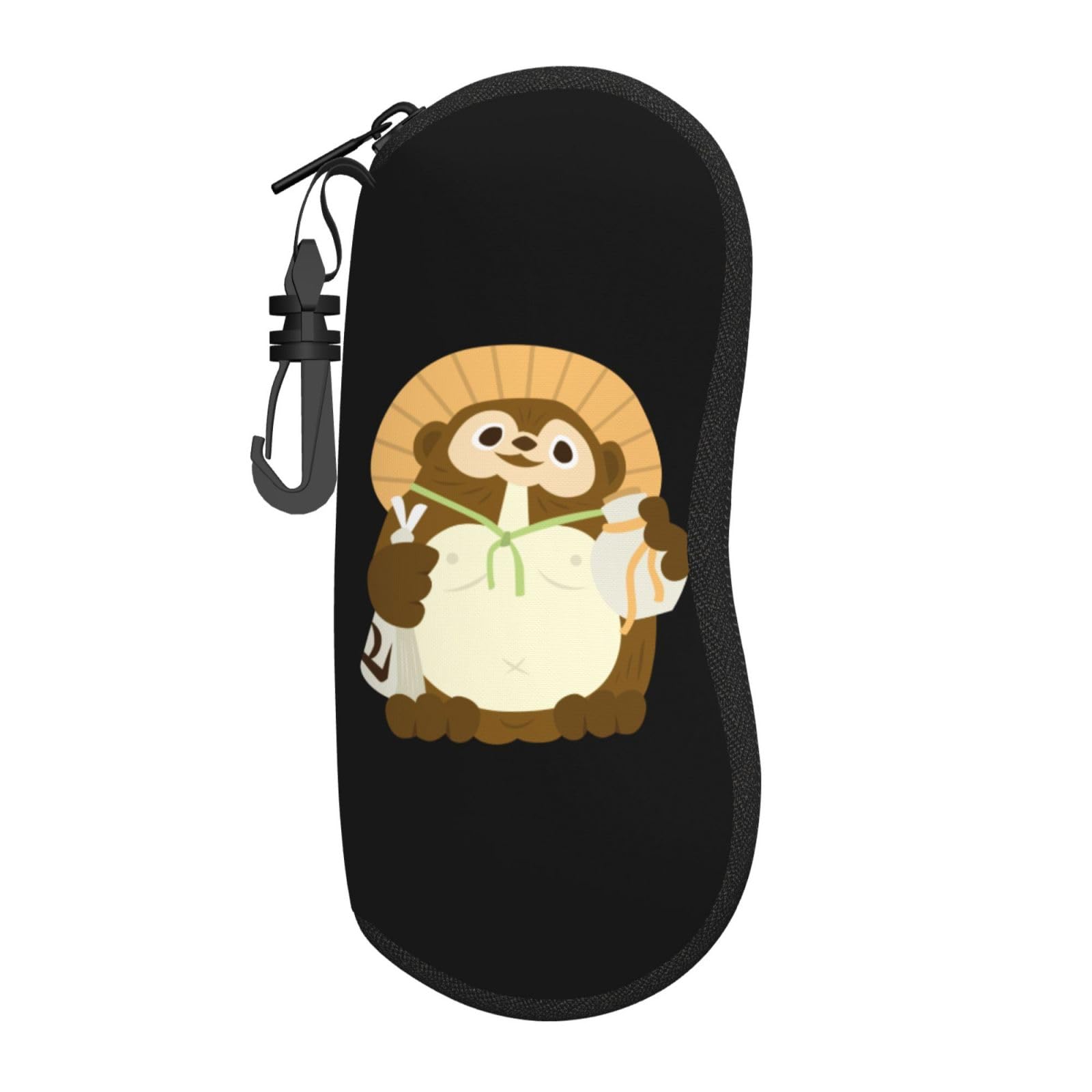 Japanese Tanuki Raccoon Eyeglasses Case Shigaraki Design Sunglasses Holder