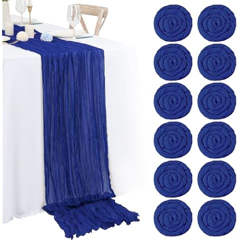 Chemins de table bleu roi Lumaycens Cover