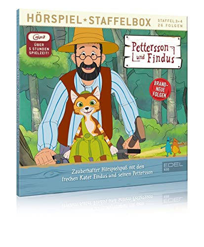 Pettersson und Findus: mp3-Staffelbox 3. und 4. Staffel - Die Original-Hörspiele zur TV-Serie [mp3-CD mit allen 26 Folgen der 3. und 4. Staffel]