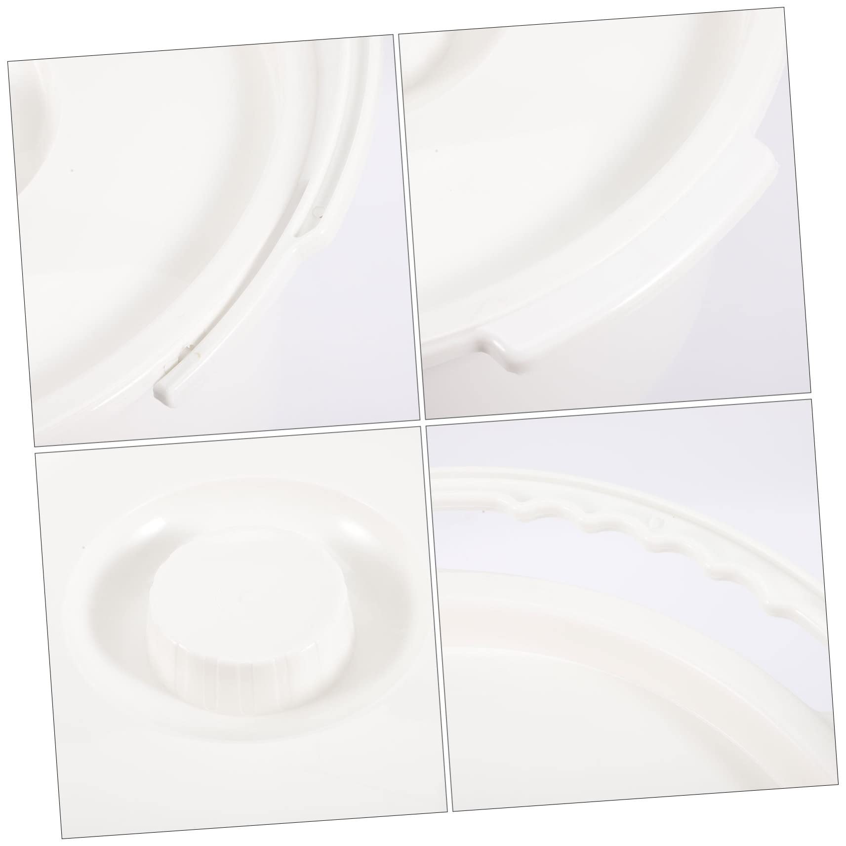 Orinal con Tapa para Mayores, Cubo PP Reforzado Blanco