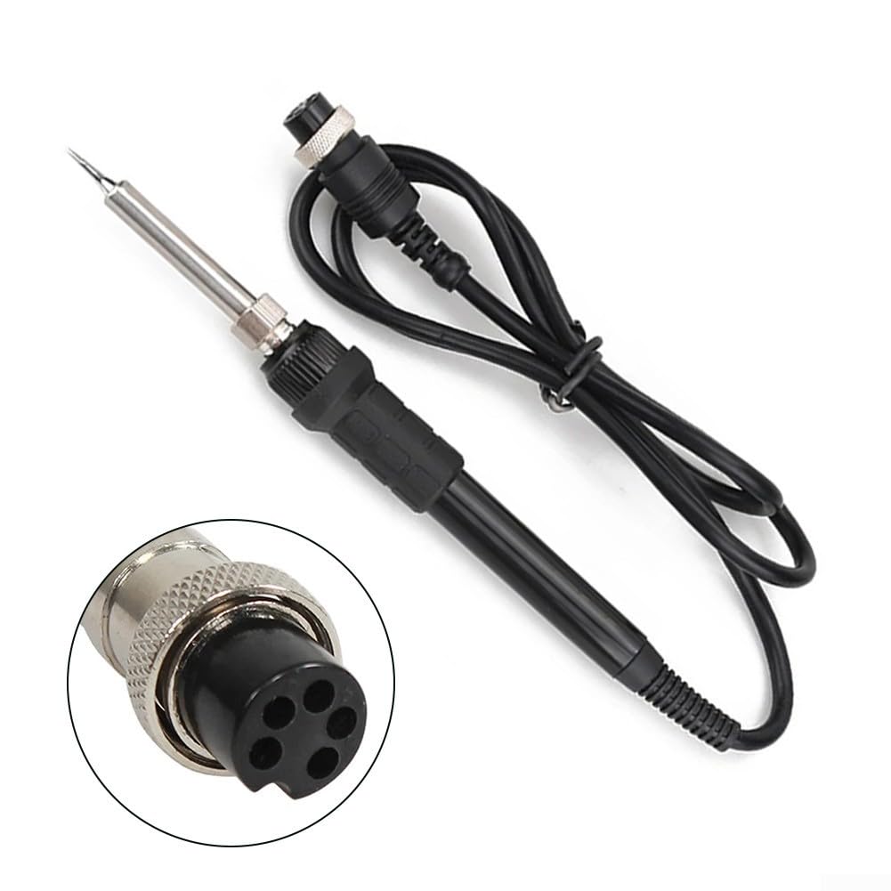 907A Core Saldatore Maniglia 50W Compatibile con Per 936, 852 e 853D Stazioni Con Diverse Opzioni Ugello Attraverso 5 Fori Interfaccia E Impugnatura Ergonomica Per Uso Esteso