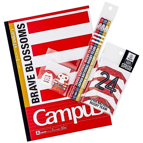 Amazon.co.jp: ショウワノート ラグビー日本代表 文具パック 4点セット
