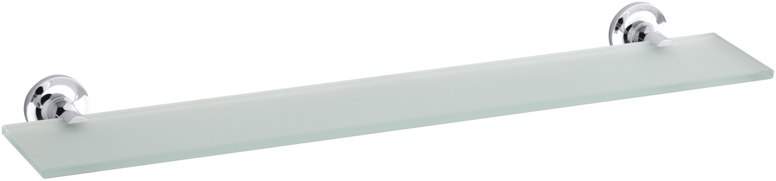 K-14440-CP Purist Glass Shelf, Polished Chrome