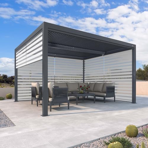 PURPLE LEAF Louvered Pergola 10×12